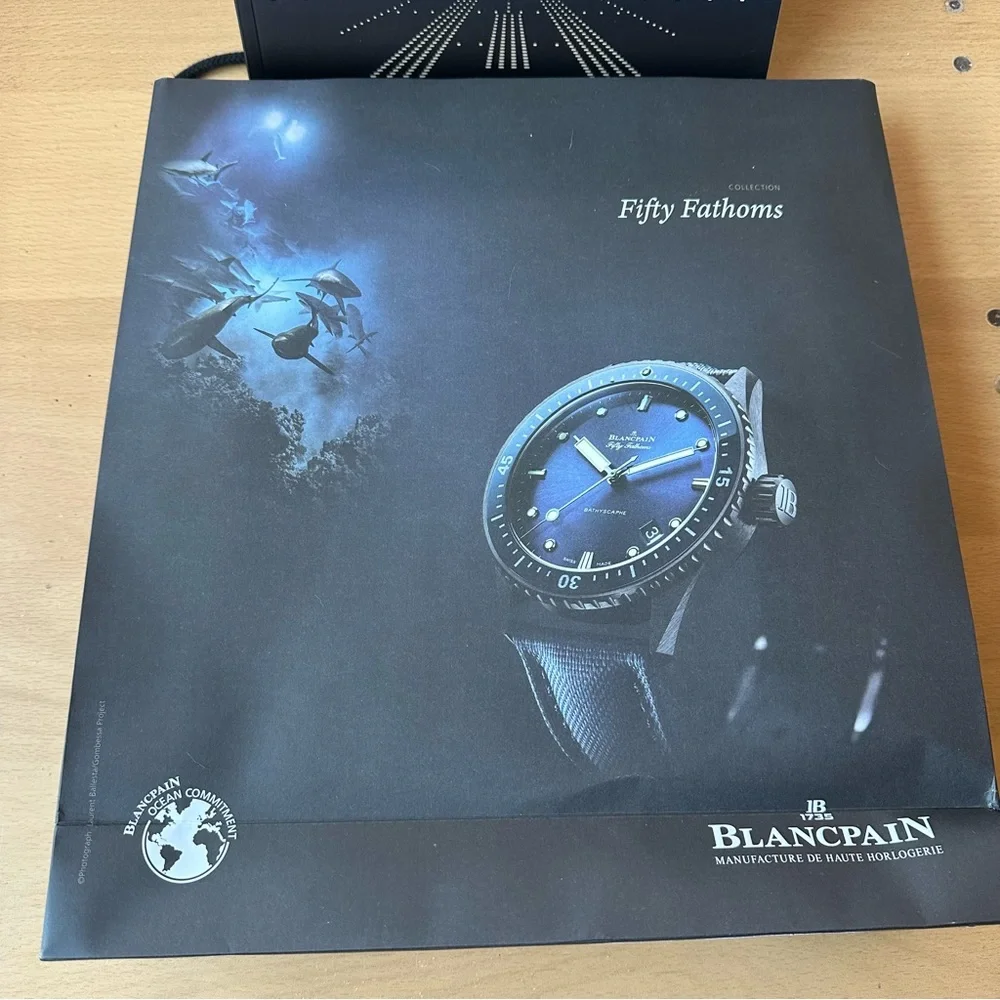 Blancpain Lettres Du Brassus Issue 20 Watch Catalog and Blancpain Bag